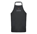 COLORPROOF BLACK EMBROIDERED   STYLIST APRON Default Title