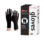 PRODUCT CLUB JET BLACK VINYL   DISPOSABLE GLOVES 90PK XLARGE