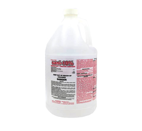 SANI-10 DISINFECTANT CLEAR     SOLUTION GALLON Default Title